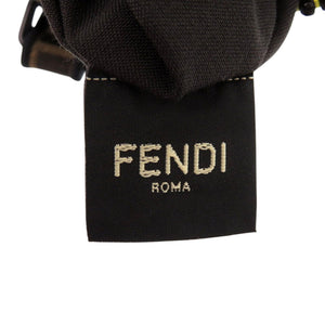 新品同様 フェンディ × フラグメント コラボ ズッカ ジャガード ブラウン ブラック トートバッグ 1067【中古】FENDI