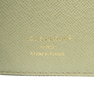 新品同様 ルイ ヴィトン ポルトフォイユ リサ モノグラム アニエールグリーン M25693 LV ICタグ 二つ折り財布 1172【中古】LOUIS VUITTON
