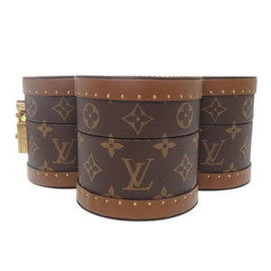 未使用 ルイ ヴィトン ブルーミング ボックス M11117 IC モノグラムキャンバス レザー ブラウン ジュエリーボックス LV 1173【中古】LOUIS VUITTON