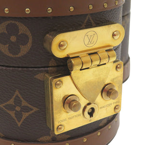 未使用 ルイ ヴィトン ブルーミング ボックス M11117 IC モノグラムキャンバス レザー ブラウン ジュエリーボックス LV 1173【中古】LOUIS VUITTON