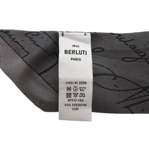 ベルルッティ シルク グレー スカーフ 1178【中古】BERLUTI