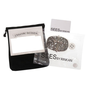 美品 クロムハーツ セメタリークロス CEMETERY CROSS 1.5 シルバー925 ベルトバックル 1189【中古】CHROME HEARTS メンズ