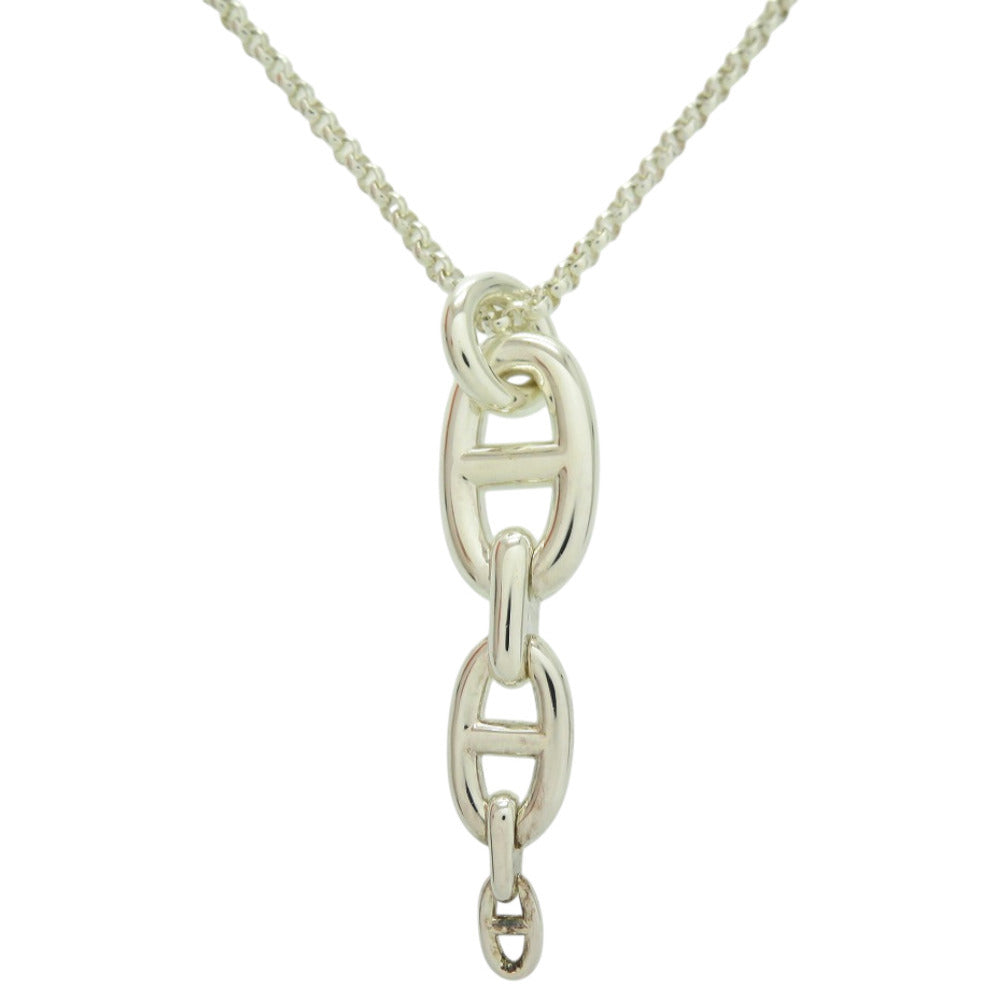 美品 エルメス シェーヌダンクル アンシェネ 22AG183617 シルバー925 シルバー ネックレス 1191【中古】HERMES