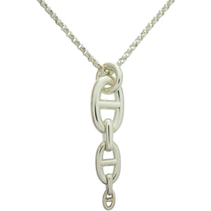 美品 エルメス シェーヌダンクル アンシェネ 22AG183617 シルバー925 シルバー ネックレス 1191【中古】HERMES