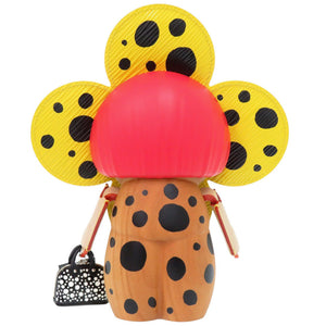 未使用 ルイ ヴィトン ヴィヴィエンヌ インフィニティドット 草間彌生 モノグラムフラワー GI0892 イエロー ブラック ウッド レザー LV 1192 【中古】 LOUIS VUITTON