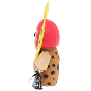 未使用 ルイ ヴィトン ヴィヴィエンヌ インフィニティドット 草間彌生 モノグラムフラワー GI0892 イエロー ブラック ウッド レザー LV 1192 【中古】 LOUIS VUITTON