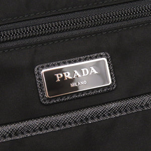 新品同様 プラダ ナイロン ブラック リュック デイパック 黒 1213【中古】PRADA