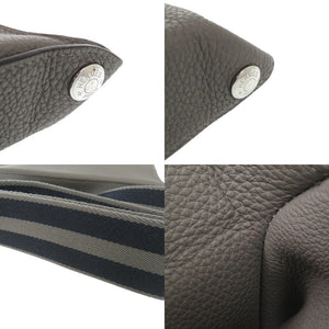 美品 エルメス ヴィドポッシュ トゴ グリメイヤー W刻印(2024年製) グレー ショルダーバッグ 1214【中古】HERMES