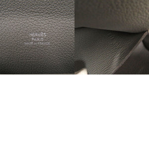 美品 エルメス ヴィドポッシュ トゴ グリメイヤー W刻印(2024年製) グレー ショルダーバッグ 1214【中古】HERMES