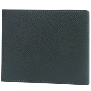 未使用 エルメス MC2 シチズンツイル コンパクト ヴォーエプソン ヴェールマングローブ K刻印(2025年製) 二つ折り財布 緑 1222 【中古】 HERMES