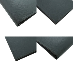 未使用 エルメス MC2 シチズンツイル コンパクト ヴォーエプソン ヴェールマングローブ K刻印(2025年製) 二つ折り財布 緑 1222 【中古】 HERMES