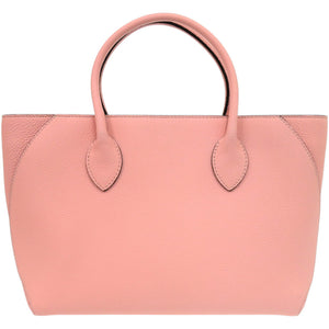 新品同様 ボナベンチュラ ミアトート レザー サクラピンク ハンドバッグ 1228【中古】BONAVENTURA