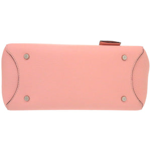 新品同様 ボナベンチュラ ミアトート レザー サクラピンク ハンドバッグ 1228【中古】BONAVENTURA