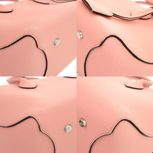 新品同様 ボナベンチュラ ミアトート レザー サクラピンク ハンドバッグ 1228【中古】BONAVENTURA