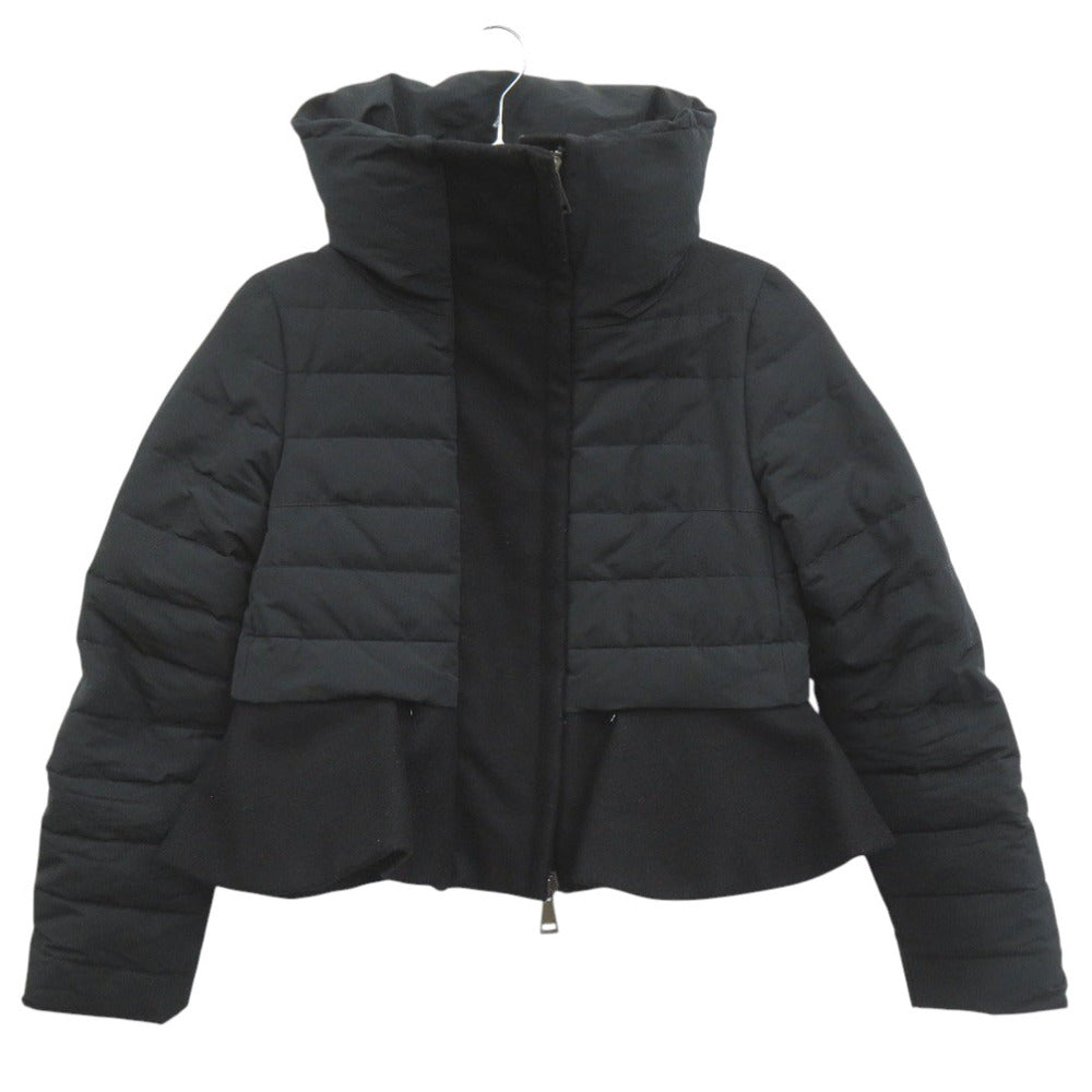 美品 モンクレール PREMIERE PELTEE GIUBBOTTO ポリエステル/ウール ブラック ダウンジャケット 黒 1235【中古】MONCLER