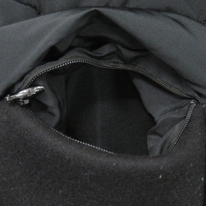 美品 モンクレール PREMIERE PELTEE GIUBBOTTO ポリエステル/ウール ブラック ダウンジャケット 黒 1235【中古】MONCLER