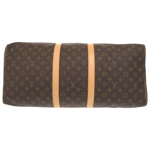 美品 ルイ ヴィトン キーポル55 モノグラム M41424 ブラウン ボストンバッグ LV 1237【中古】LOUIS VUITTON