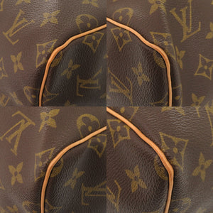 美品 ルイ ヴィトン キーポル55 モノグラム M41424 ブラウン ボストンバッグ LV 1237【中古】LOUIS VUITTON