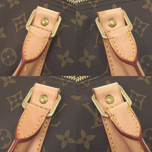 美品 ルイ ヴィトン キーポル55 モノグラム M41424 ブラウン ボストンバッグ LV 1237【中古】LOUIS VUITTON