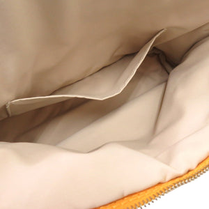 新品同様 エルメス ボリードポーチ 馬刺繍 コットン アイボリー 白 ポーチ バッグ 1247【中古】HERMES