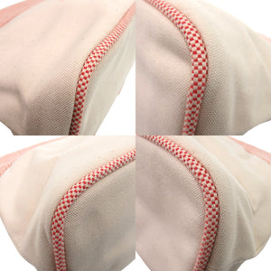 新品同様 エルメス ボリードポーチ 馬刺繍 コットン アイボリー 白 ポーチ バッグ 1247【中古】HERMES