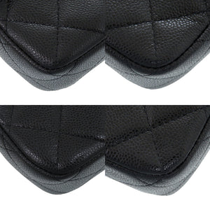 新品同様 シャネル マトラッセ クラシック チェーンクラッチ AP4425 B10583 C3906 シャイニーグレインドカーフスキン ブラック シャンパンゴールド金具 クラッチバッグ 1260【中古】CHANEL