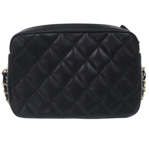 新品同様 シャネル マトラッセ クラシック チェーンクラッチ AP4425 B10583 C3906 シャイニーグレインドカーフスキン ブラック シャンパンゴールド金具 クラッチバッグ 1260【中古】CHANEL