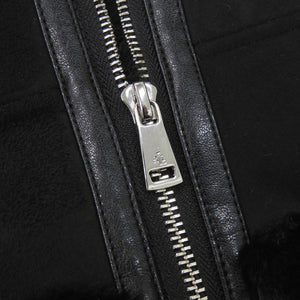 新品同様 ラルフローレン フェイク ムートン ジャケット ブラック ポリエステル 黒 フェイクファー 1278【中古】RALPH LAUREN