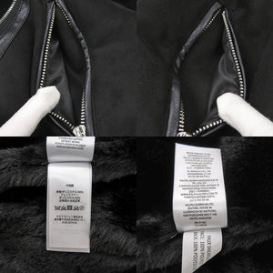 新品同様 ラルフローレン フェイク ムートン ジャケット ブラック ポリエステル 黒 フェイクファー 1278【中古】RALPH LAUREN