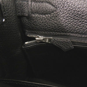 未使用 エルメス ケリー28 内縫い トゴ ブラック マットシルバー金具 K刻印(2025年製) ハンドバッグ 黒 1281 【中古】 HERMES