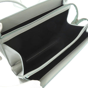 新品同様 ジルサンダー レザー SEA FOAM シーフォーム グリーン ショルダーバッグ 緑 1293【中古】JIL SANDER