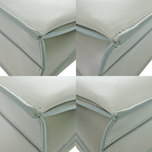 新品同様 ジルサンダー レザー SEA FOAM シーフォーム グリーン ショルダーバッグ 緑 1293【中古】JIL SANDER