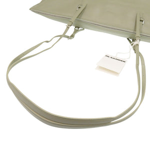 新品同様 ジルサンダー HOLSTER TOTE MEDIUM JSPT852585 レザー ライトグリーン トートバッグ 1294【中古】JIL SANDER