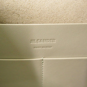 新品同様 ジルサンダー HOLSTER TOTE MEDIUM JSPT852585 レザー ライトグリーン トートバッグ 1294【中古】JIL SANDER