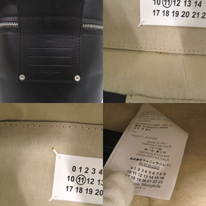 美品 メゾン マルジェラ 4ステッチ レザー ブラック リュック バックパック 黒 1296【中古】Maison Margiela