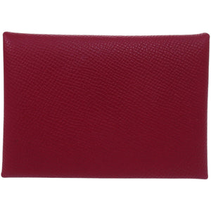 未使用 エルメス カルヴィデュオ ヴォーエプソン ルビー B刻印(2023年製) コインケース 財布 赤 1298 【中古】 HERMES