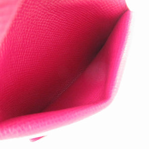 未使用 エルメス カルヴィデュオ ヴォーエプソン ルビー B刻印(2023年製) コインケース 財布 赤 1298 【中古】 HERMES