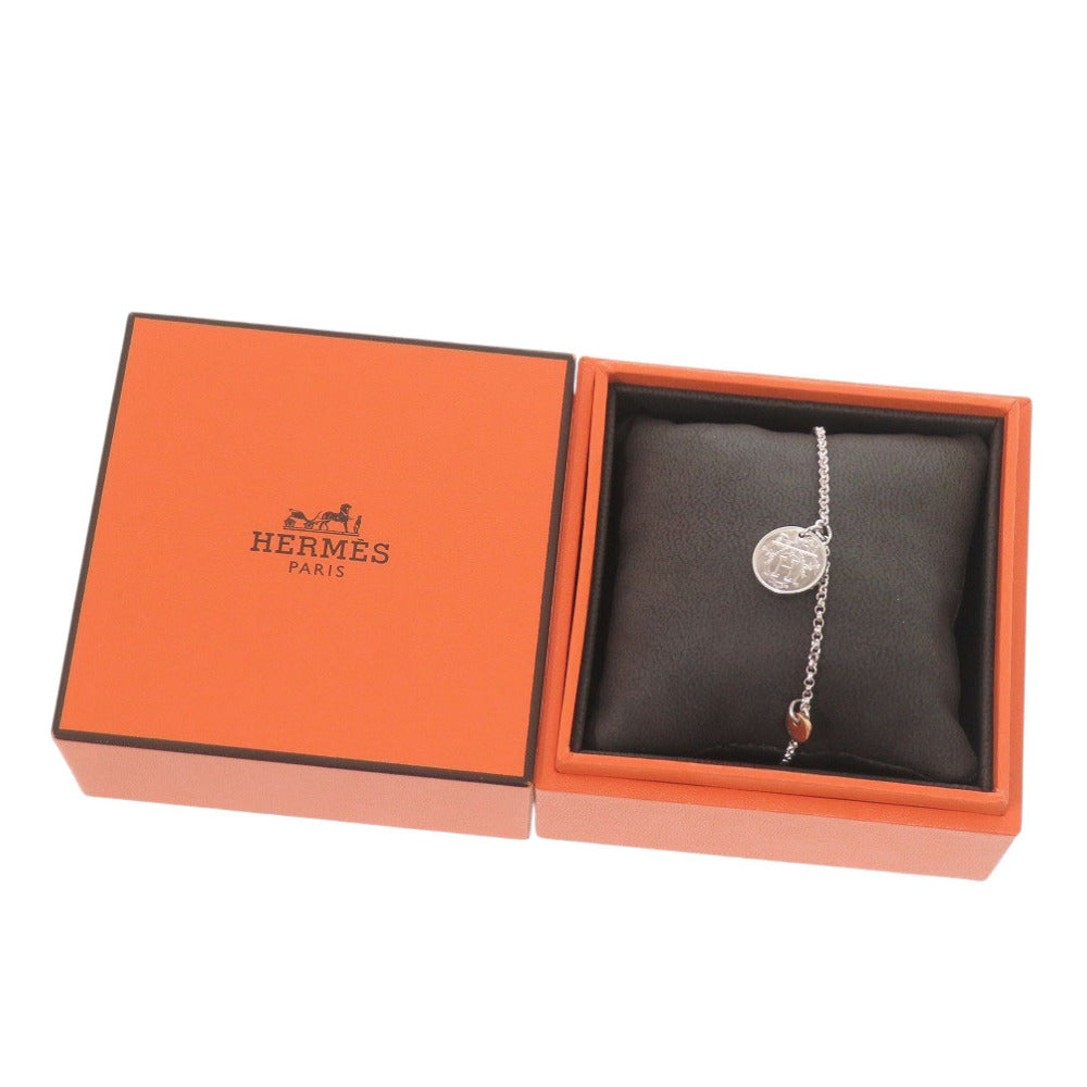 美品 エルメス
 エクスリブリス ブレスレット
 シルバー925/K18ゴールド/750 シルバー 1299
【中古】HERMES レディース