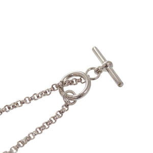 美品 エルメス
 エクスリブリス ブレスレット
 シルバー925/K18ゴールド/750 シルバー 1299
【中古】HERMES レディース