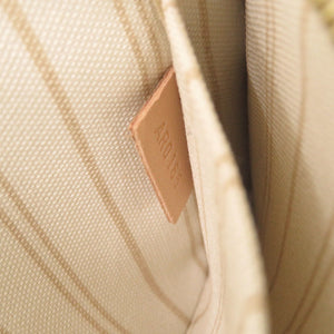 美品 ルイ ヴィトン ネヴァーフルポーチ PM用 ダミエアズール ホワイト ポーチ LV 1304【中古】LOUIS VUITTON