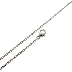 新品同様 エルメス ポップアッシュ ミニ メタル シルバー金具 オレンジ 橙 ネックレス 1313【中古】HERMES