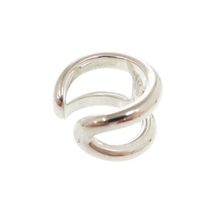 美品 エルメス オスモズGM #55 シルバー925 リング 指輪 1333【中古】HERMES