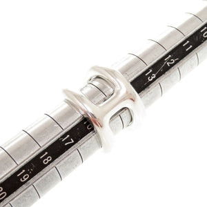 美品 エルメス オスモズGM #55 シルバー925 リング 指輪 1333【中古】HERMES