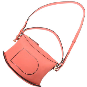 美品 デルボー Pin Swing ソフトピンスイング AA0608 レザー ピンク ショルダーバッグ 1335【中古】DELVAUX