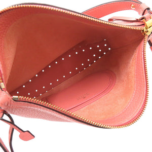 美品 デルボー Pin Swing ソフトピンスイング AA0608 レザー ピンク ショルダーバッグ 1335【中古】DELVAUX