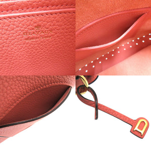 美品 デルボー Pin Swing ソフトピンスイング AA0608 レザー ピンク ショルダーバッグ 1335【中古】DELVAUX