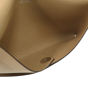 未使用品 エルメス カルヴィデュオ エバーカラー ベージュマルファ K刻印(2025年製) コインケース 財布 1348【中古】HERMES