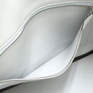 未使用 エルメス バーキン30 トリヨンクレマンス ブルーペール シルバー金具 U刻印(2022年製) ハンドバッグ 1350 【中古】 HERMES