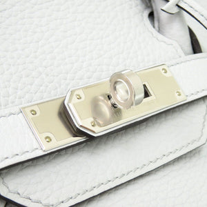 未使用 エルメス バーキン30 トリヨンクレマンス ブルーペール シルバー金具 U刻印(2022年製) ハンドバッグ 1350 【中古】 HERMES