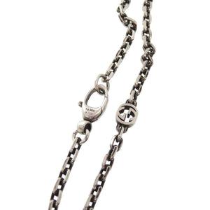 新品同様 グッチ タイガーヘッド インターロッキングG ネックレス シルバー925 1361【中古】GUCCI